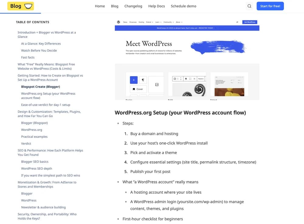 Blogspot vs. WordPress: Which is Better for New Bloggers?: published on BlogBowl