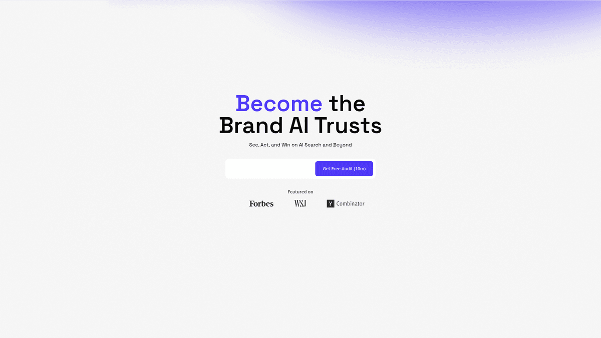 Screenshot of AthenaHQ homepage