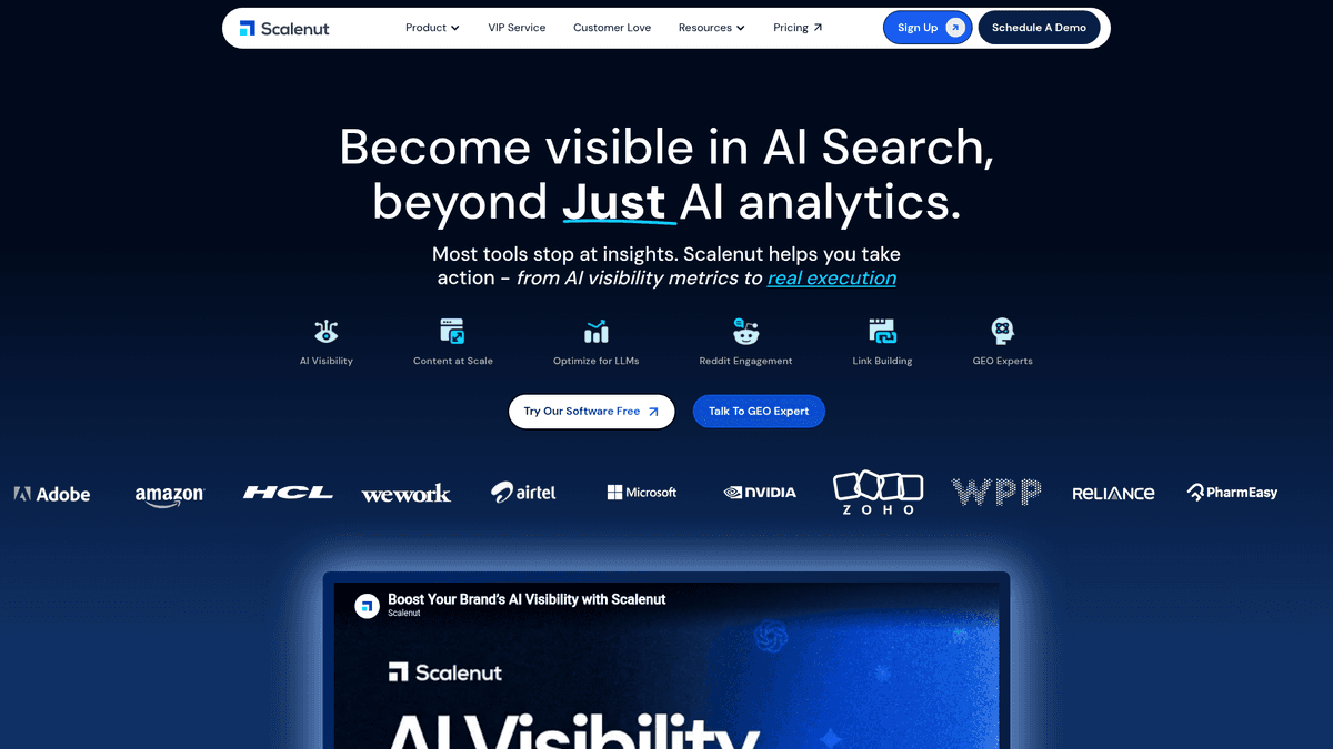 Scalenut website screenshot