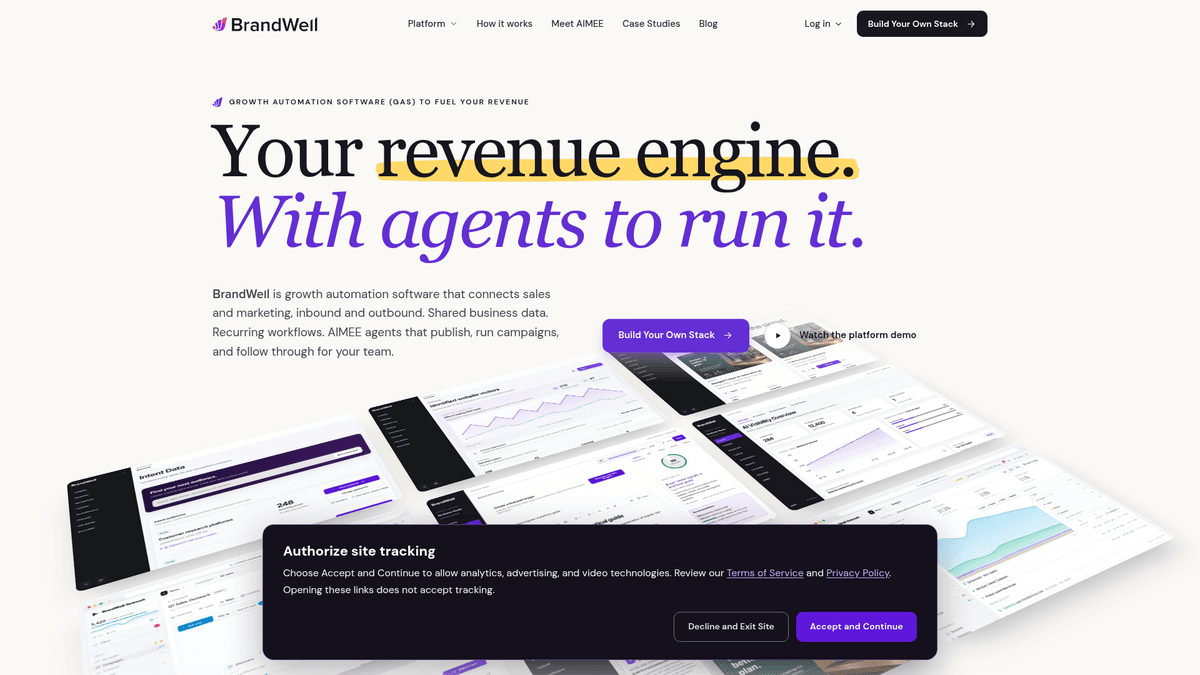Content at Scale website homepage for long-form content production